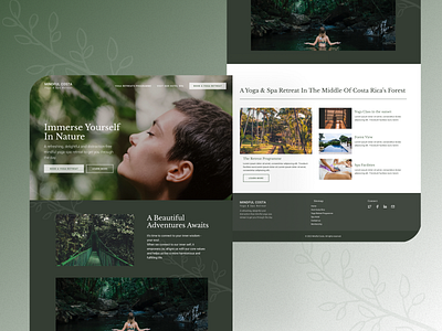 Landing Page digital design health landing page ui ui design web design webdesign website wellness