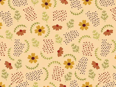 Floral pattern design floral graphic design illustration pattern summer vector