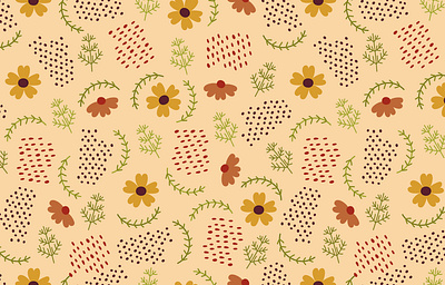 Floral pattern design floral graphic design illustration pattern summer vector
