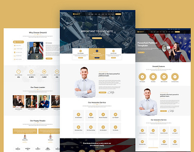 Dream-IT Political & Multipurpose Website Template branding business company design dreamit education gardening government graphic design html illustration logo multipurpose policy political psd template theme ui wordpress