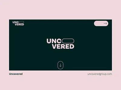 Uncovered Webflow Project design figma hero video pink typography video web design webflow website