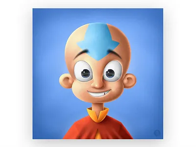 Aang - Procreate Time-lapse aang avatar avatar the last airbender cartoon design digital art digital illustration illustration john nobrand last airbender procreate procreate app
