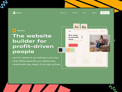 Website | MilkBox animation design figma graphic design illustration marketing motion graphics ui ux ux design web webdesign website