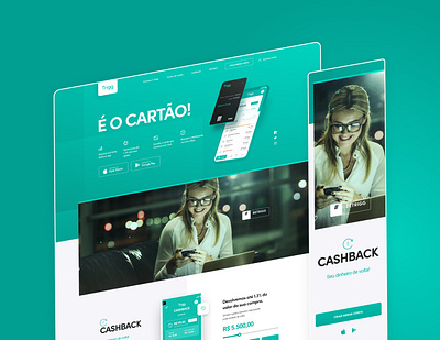 Trigg - Redesign Home ui user interface web design