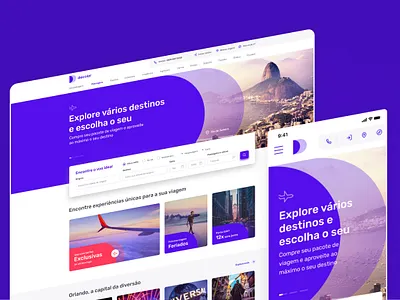 Decolar - Redesign da Home ui user interface web design