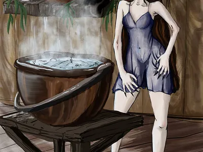 Ведьма design illustration sketch персонаж