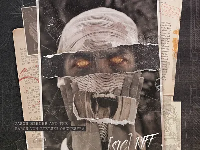 More album art collage design graphic design illustration texture