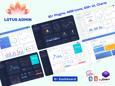 Dashboard UI Design admin admin dashboard admin dashboard template admin template analytics animation bootstrap 4 bootstrap admin template charts crm dashboard crm dashboard template dashboard template dashboard ui template illustration product design ui design ui ux web apps web design