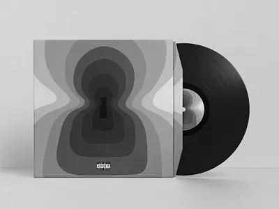 Track cover "Voice from past" art illustration label music cover storytelling