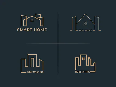 Real Estate logo Branding Project branding property management realtor