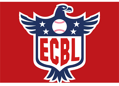 East Coast Baseball League baseball baseball logo graphic design logo logo designer sport sports logo