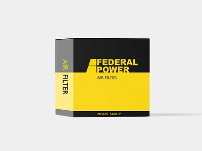 Federal Power Automotive Filters branding design freelance designer logo logo design package product vector
