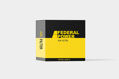 Federal Power Automotive Filters branding design freelance designer logo logo design package product vector