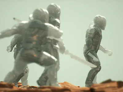 Group shot 3d cinema4d u render