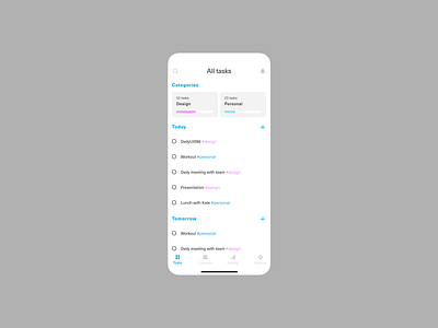 ToDo List 042 app challenge daily dailyui dailyui042 dailyuichallenge design management reminder reminder app task task app task list task management todo todolist ui