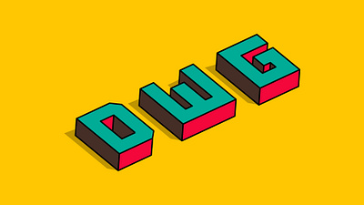 Isometric text Effect Design branding clean design graphic design illustration logo typography vector