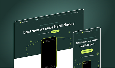 Instasany Redesign ui user interface ux web design
