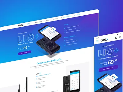 Cielo Lio+ Redesign ui user interface ux web design