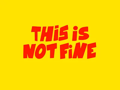 This is not fine digital digitalart earth earthday environment fine green illustration letter lettering planet planetday procreate thisisfine thisisnotfine type typography