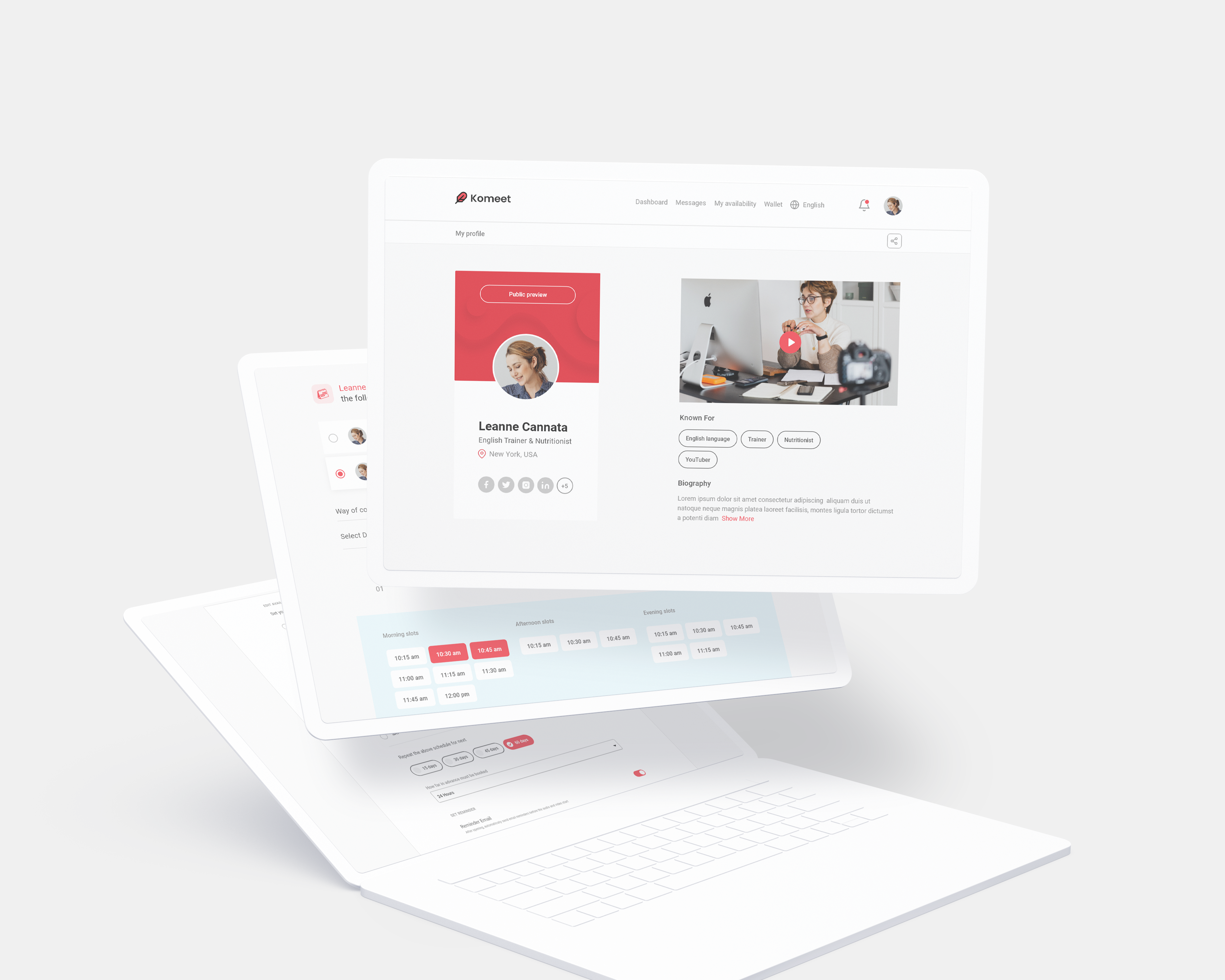 Example of Minimal Mobile App UX/UI Design Websites