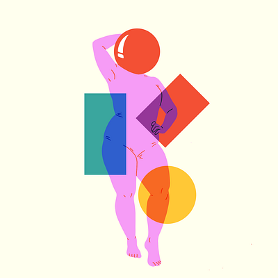 Poses & Shapes III body character colorful colour diverse diversity illustration inclusive plus size posing shapes