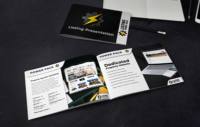 Marketing Presentation for Realtors 3d book booklet branding brochure daily estate logo magazine marketing mockup pamphlet presentation print realestate realtor vector