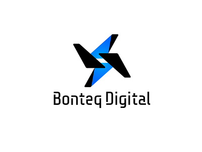 BonteQ Digital bonteq brand branding design digital digitalization drone font highly identity illustration letter logo logotype professional room services shooting technological