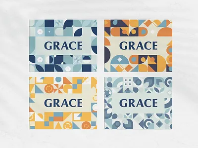 Grace | Sermon Series branding christian church design illustration mockup print vector