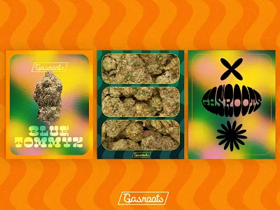 Gasroots Summer Assets brand design brand identity branding colorful design funky graphic design illustraion instagram logo retro social social media design