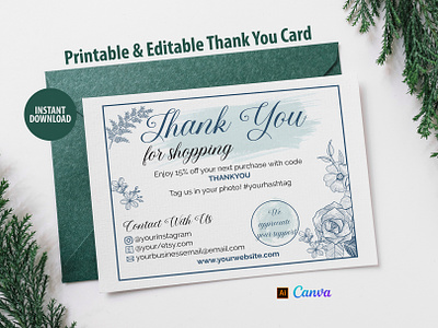Business Thank You Cards Template business business thank you business thank you card business thank you card template graphic design printable thank you rolexstudio shopping card shopping cart shopping template thank you card thank you template thankyoucard thankyoutemplate