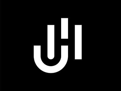 JH / HJ brand brand mark branding hj icon identity initial jh lettermark logo logo design logo for sale logo mark mark minimal logo minimalist logo monogram negative space logo simple logo symbol