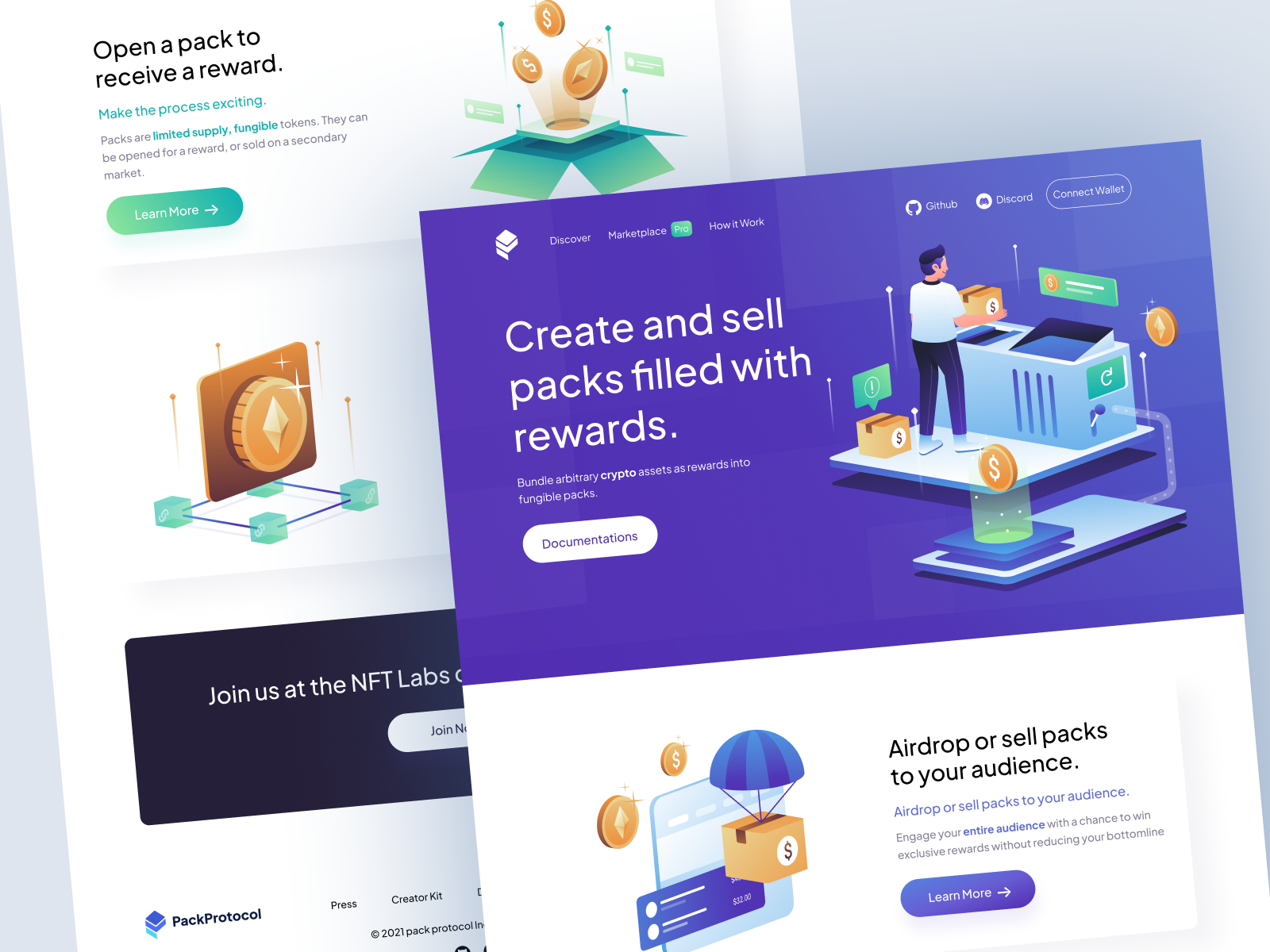 Example of Responsive Landing Page (Design Only)