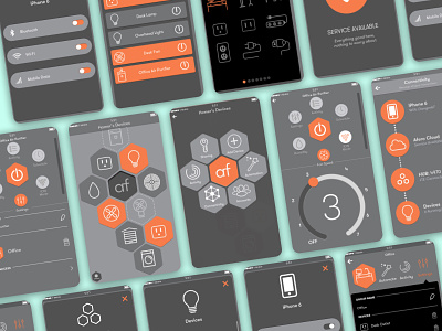Connected Device Platform Mobile App automation connected device devices home internet of things iot mobile product product design smart smarthome ui ux