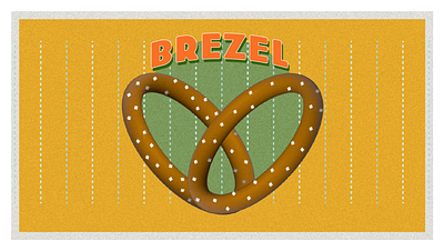 Brezel/Pretzel (work in progress) food illustration graphic design illustration illustrator label design logo product product label typography typography design