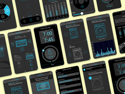 Kenmore Smart Mobile Application connected device devices home internet of things iot smart smarthome ui ux