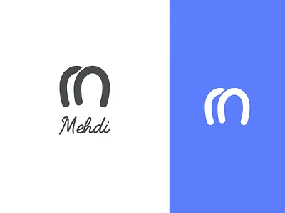 Letter M logo branding graphic design letter logo m