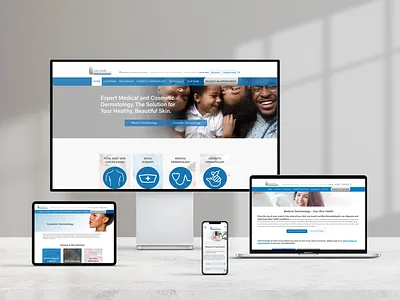 Website Design - Anne Arundel Dermatology brand design branding graphic design ui ux web design website design wireframes