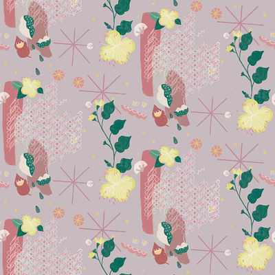 Collaboration with Herroom.id (all photo courtesy by herroom.id) design graphic design illustration pattern surfacepattern