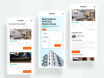 App / Mobile Responsive Design for Real Estate app clean design design front end home pafe landing page minimal design property agent property app property website real estate real estate app real estate website ui ui design ui ux ux visualization website website responsive