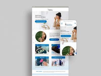 Landing Page Design - Promos branding branding design graphic design landing page landing page design mobile design promotional campaigns ui design ux ux design