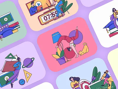 educational illustration business design educational graphic illustration illustrations vector