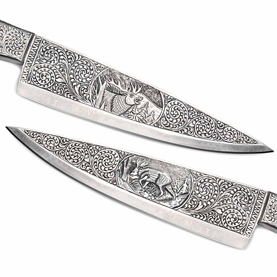 Hand Engraved Knife chef knife crafting damascus knife engraved engraved knife engraved knives engraving hand engraved hand engraved knife handcraft handmade kitchen knife knife knives