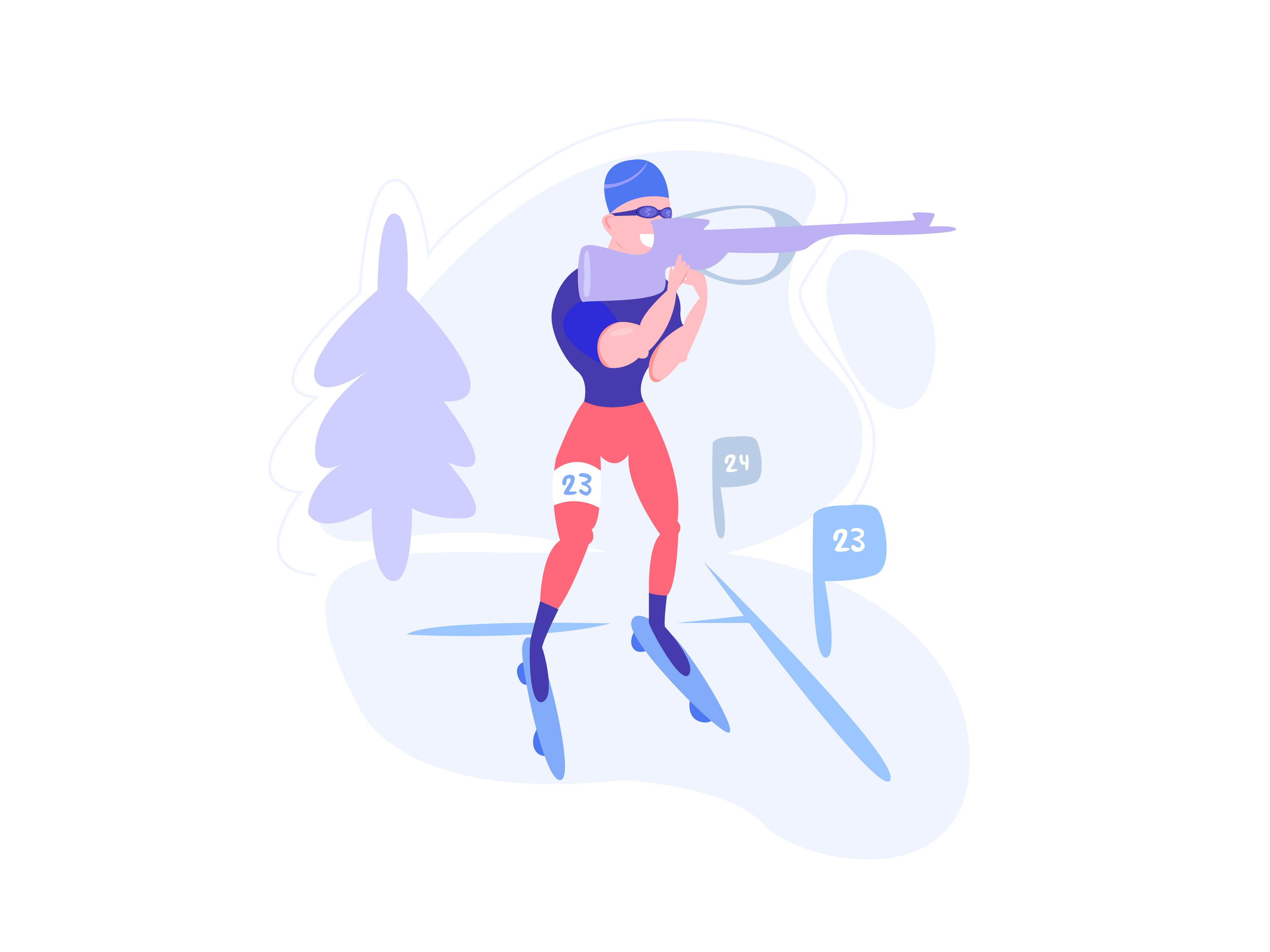 Example of Biothlonist. Summer game.