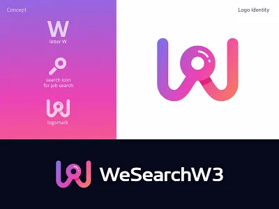 modern digital logo for web3 web 3.0 brand identity creative cryptocurrency design job search logo letter mark monogram logo logo for web3 logotype modern modern w letter logo tech w web 3.0
