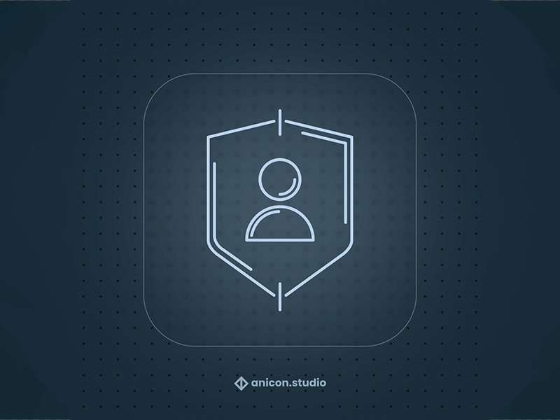 Be yourself! anicon animated logo animation avatar design graphic design icon identity illustration json logo lottie motion graphics security ui ux web