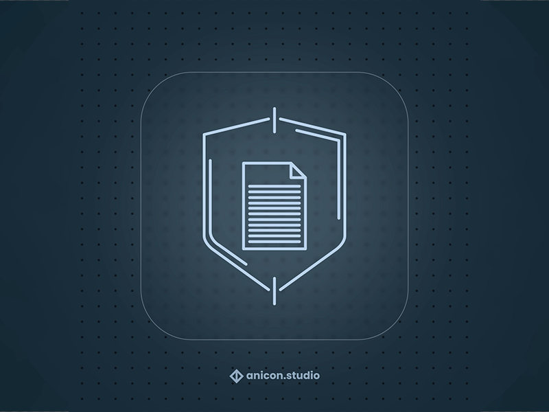 Make a copy... anicon animated logo antivirus design document graphic design icon illustration internet json logo lottie motion graphics security ui ux web