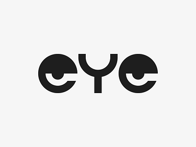 eye clever design eye graph illustration logo mark simple