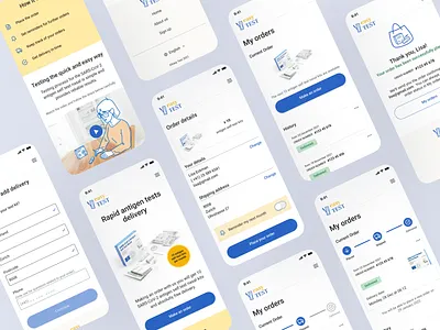 UI Mobile | Design concept | My Orders | Purchase design concept e commerce medical my orders responsive ui user interface