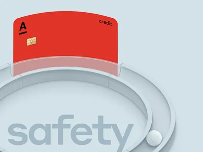 Alfa-Bank. Key visual #2 3d illustration keyvisual minimal track