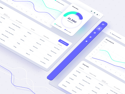 Dashboard - Light Mode 3d dashboard graph lightmode mode piechart